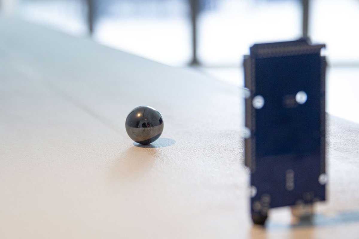 A.I. Ball Sculpture by Interactive Artist Thomas Marcusson